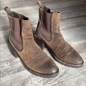Thursday Boot Company Brown Suede Chelsea Boots